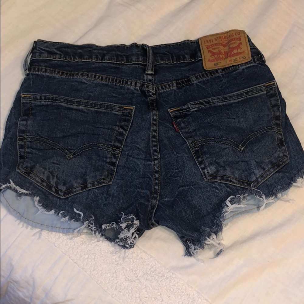 vintage levi jean shorts